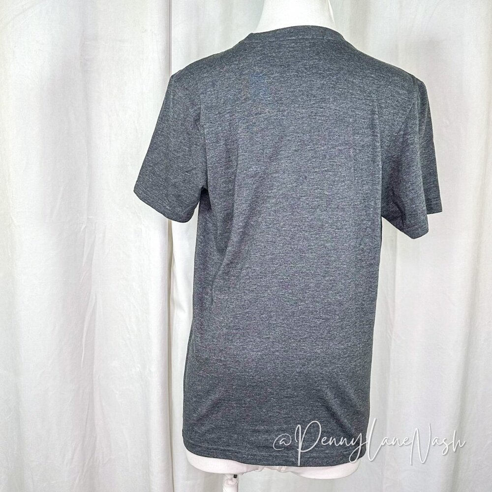 Adidas Amplifier Badge Of Sport Classic Logo T-Shirt Dark Gray - Picture 6 of 7